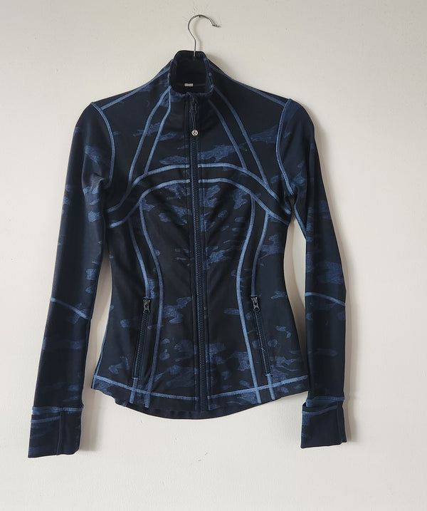 Lululemon Athletica Zip Up Camo Jacket