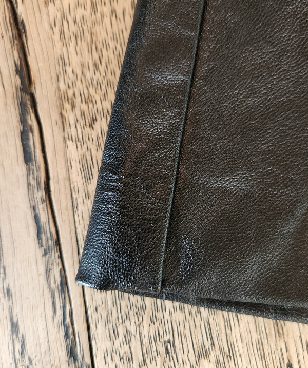 Pleather A-Line Mini Skirt. Reitman's. Size 16.