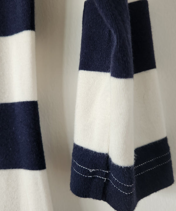3/4 Navy Blue and White Striped GAP Dress. Size XS.