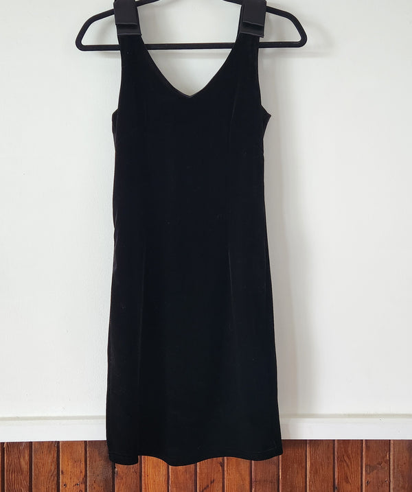 Stretch Velvet Vero Moda Bodycon Mini Dress with Shoulder Bows. Size small.