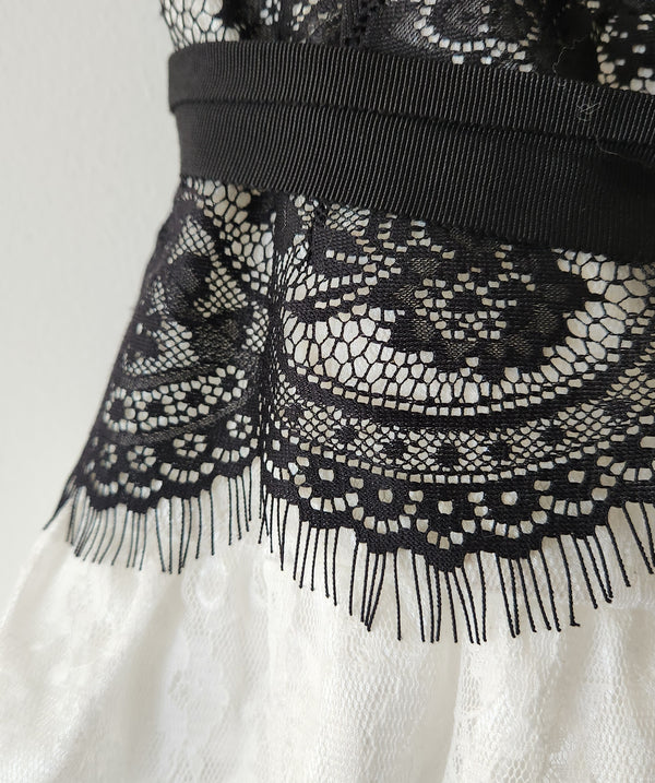 Arielle Lace Dress with Tulle. Size Small.