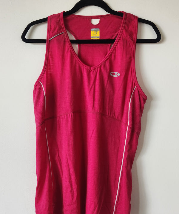 Pink Racer Back Icebreaker GT Tank Top. Size XL.