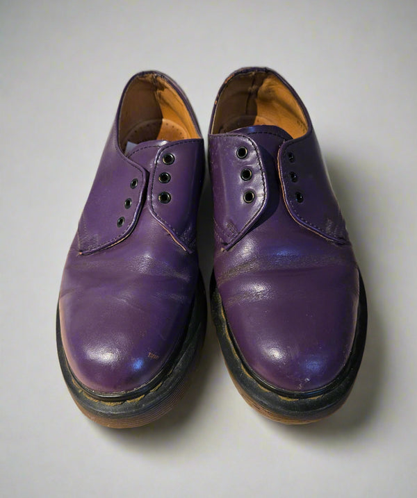Vintage Purple Doc Marten Shoes. Size 3..