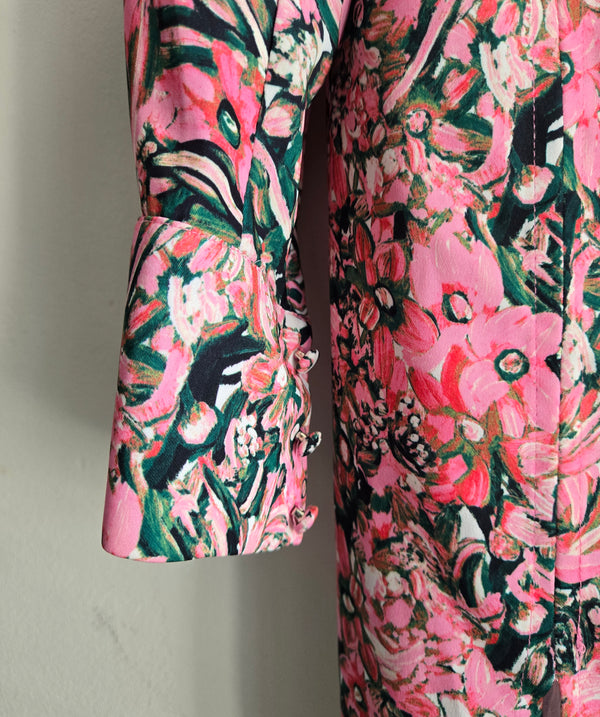 Retro Floral Dress. H&M. Size 4.