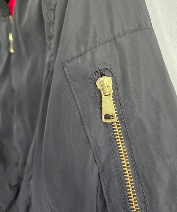 Angel Kiss Bomber Jacket with Ruching. Medium.