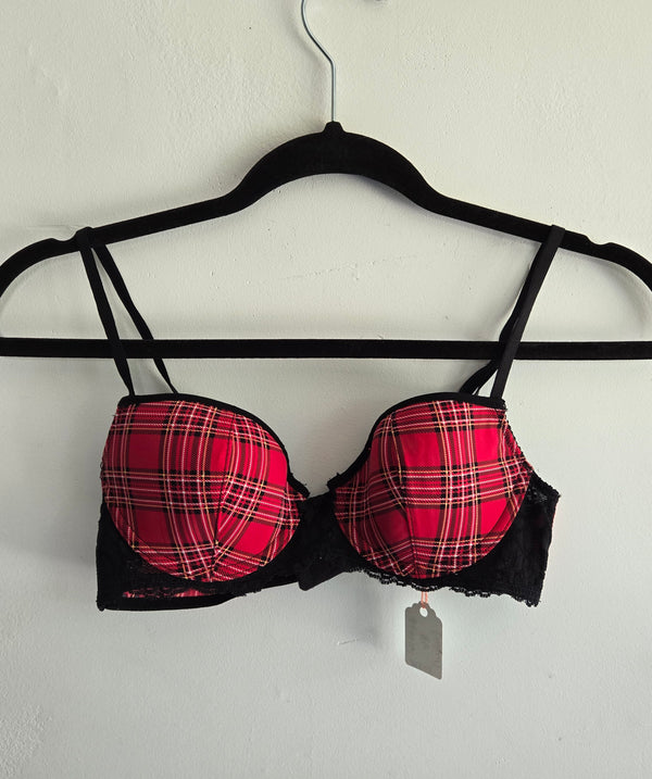 JACOB Plaid Bra. 34A.