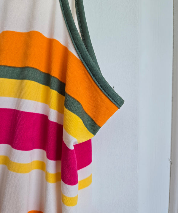 Striped Sleeveless Studio 1886 Dress. Size XL-XXL