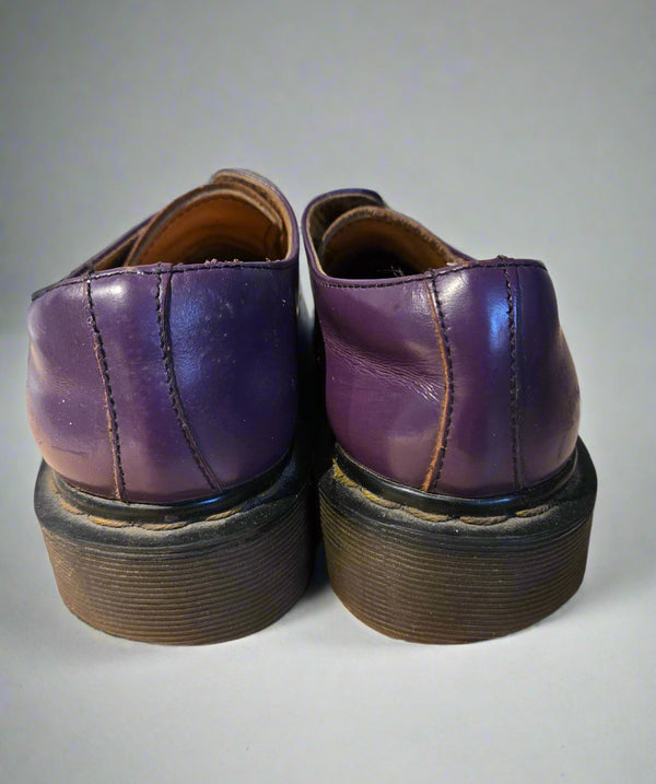 Vintage Purple Doc Marten Shoes. Size 3..